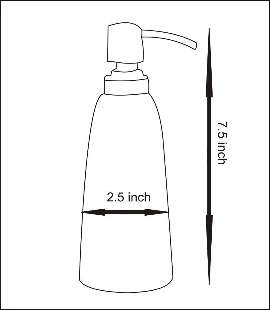 Cobalt Floral Soap Dispenser — Jaipur Blue Pottery