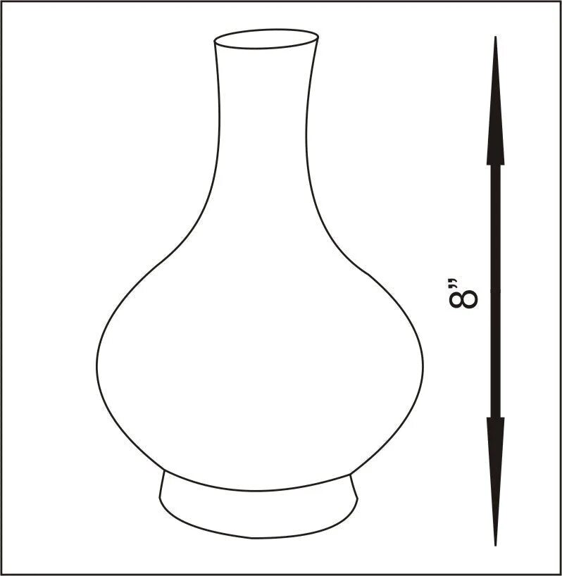 Green Botanical Surahi — Jaipur Blue Pottery