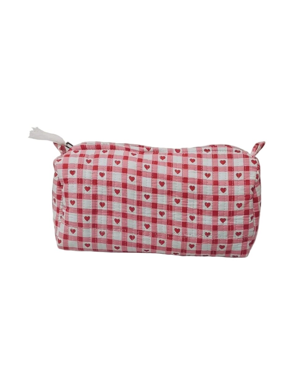 Set of 3 cosmetic bag/pouches with waterproof lining