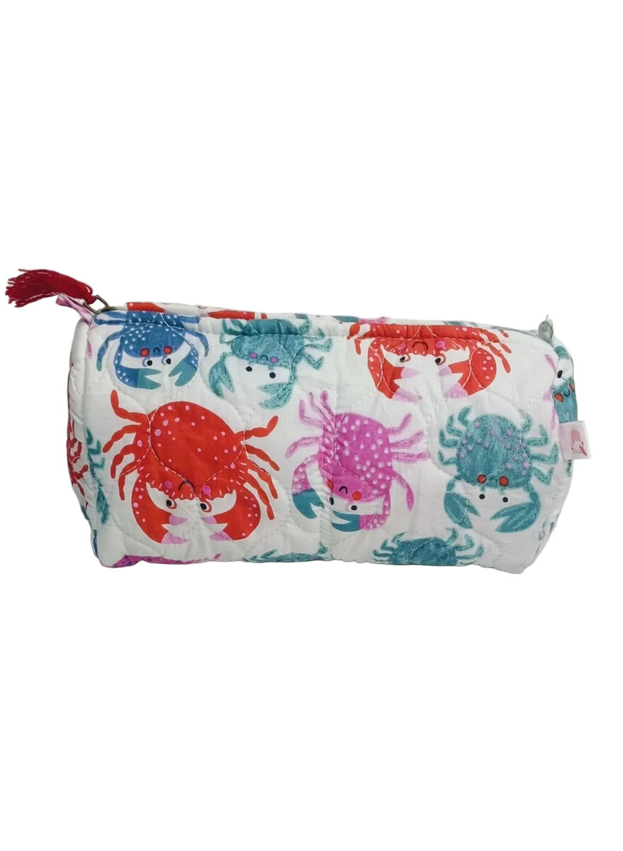 Set of 3 cosmetic bag/pouches with waterproof lining
