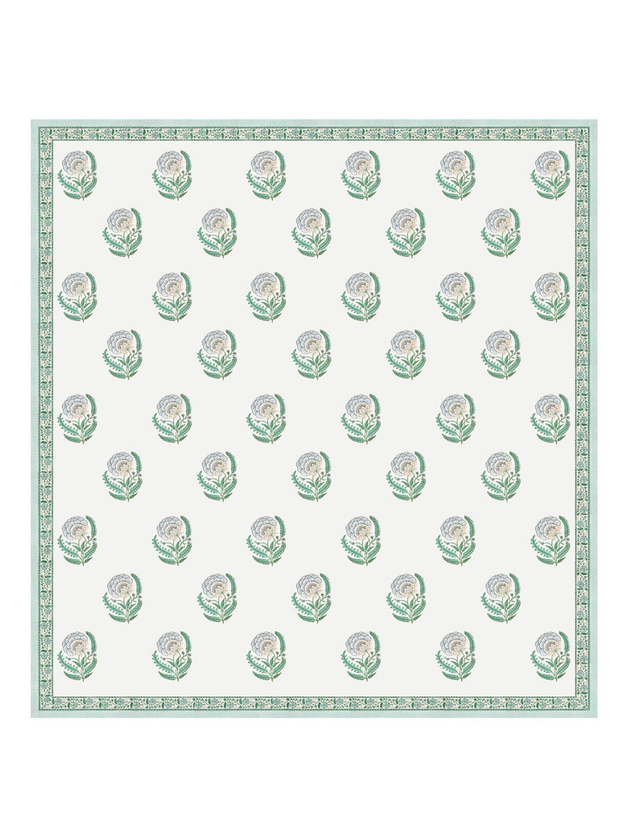 Extra Soft Percale Cotton Super King Handblock Print Bedsheet with 2 Pillow Covers + 1 Sham Pillow Cover