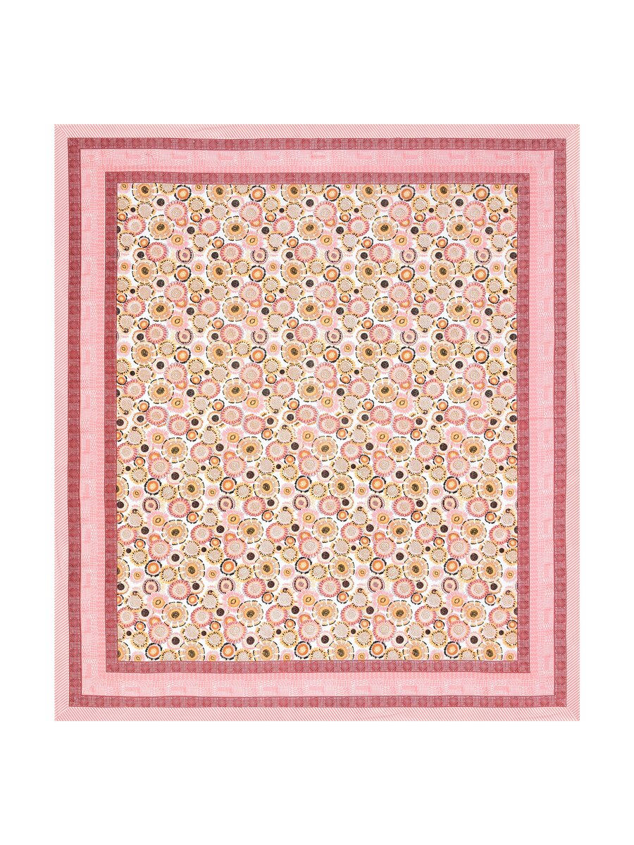 Floral Print Cotton Double King Bedsheet with 2 Pillow Covers