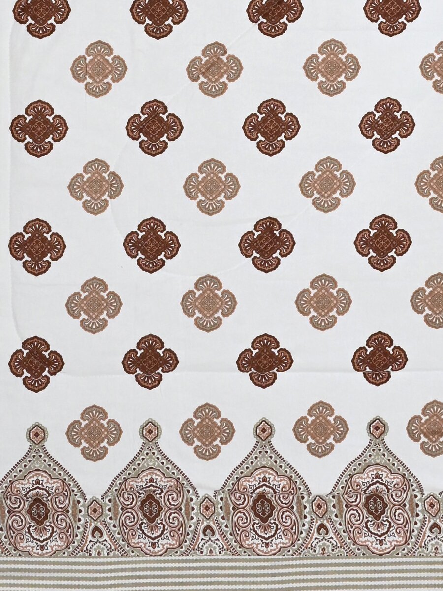 Floral Printed Bedding Set - 1 King Bedsheet, 1 Jaipuri Razai/Quilt, 2 Pillow Covers