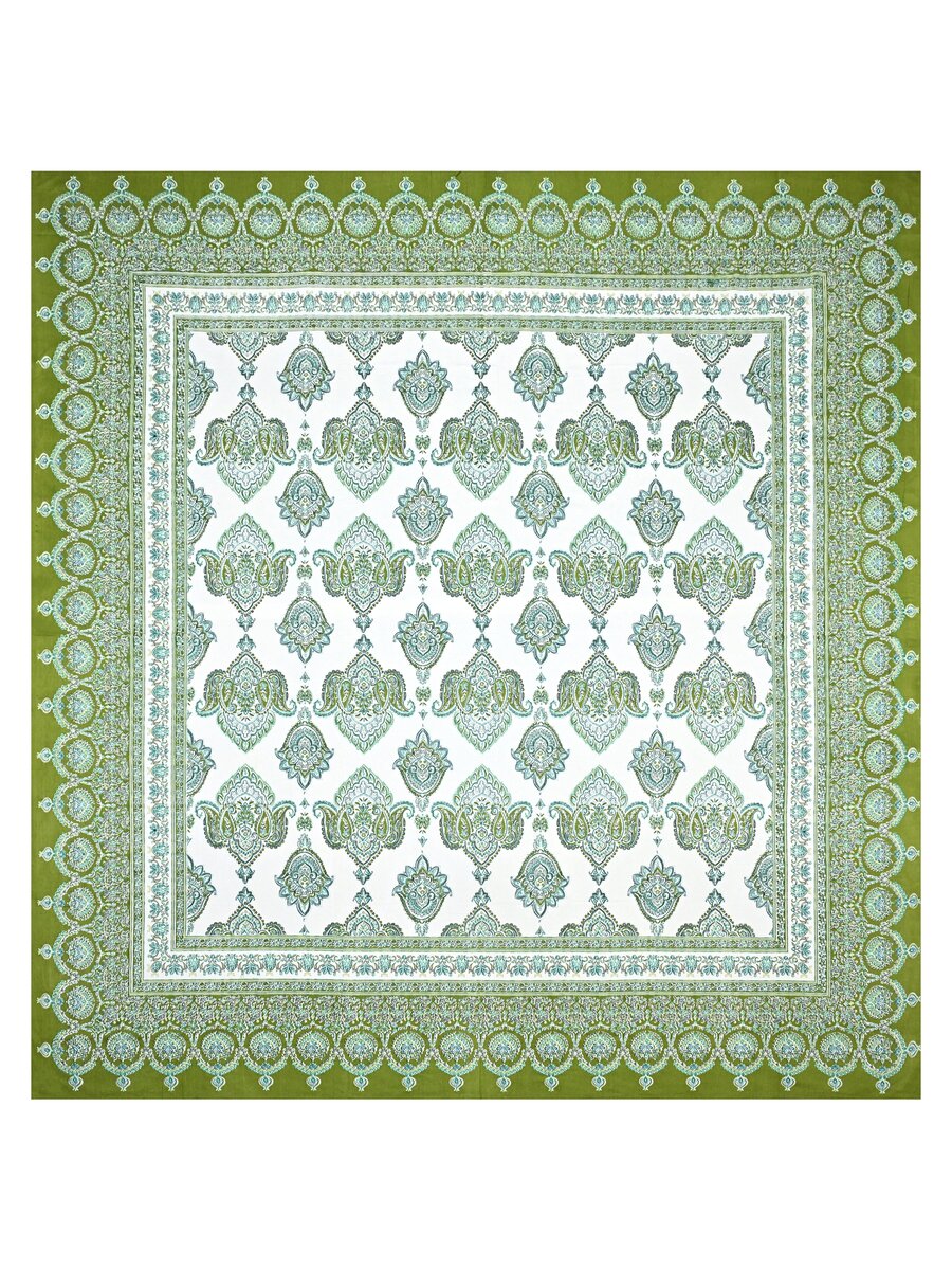 Cotton Printed Bedsheet with 2 Pillow Covers - (108 x 108 Inch)