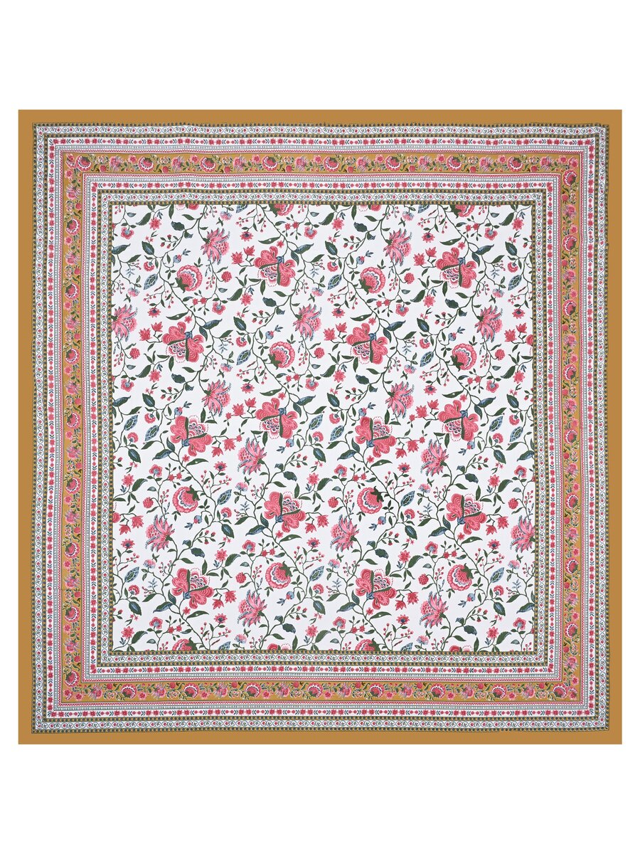 Cotton Printed Bedsheet with 2 Pillow Covers - (108 x 108 Inch)