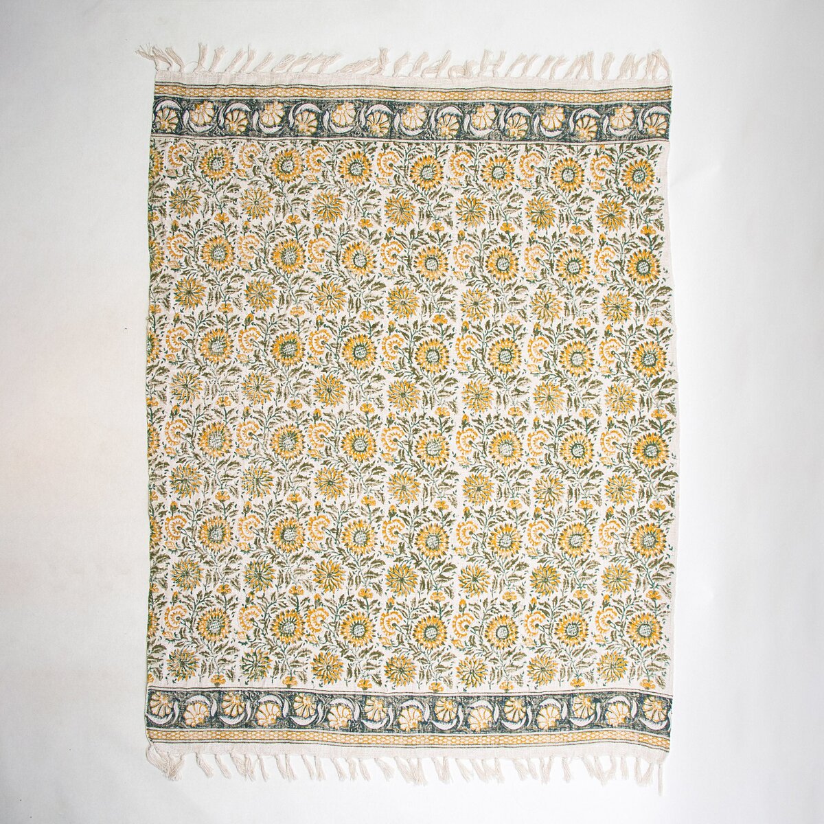 Multicolor Sun Flower Print Throw Blanket For Living Room Decor
