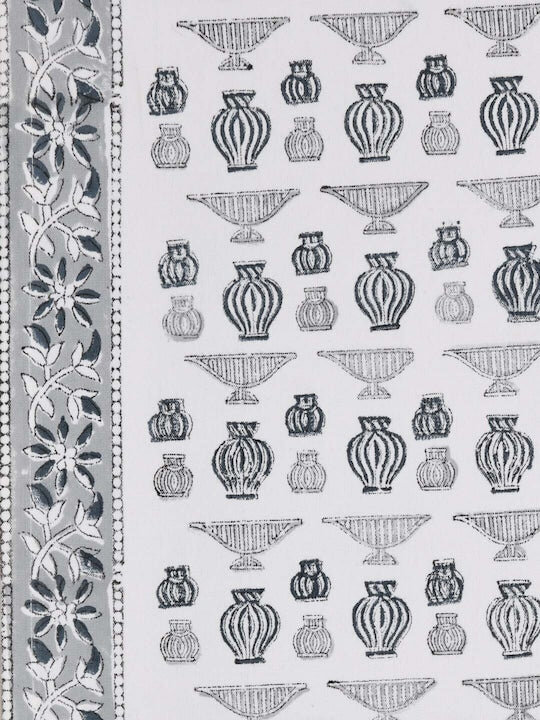 Handblock printed Table runner - 12X70 inch
