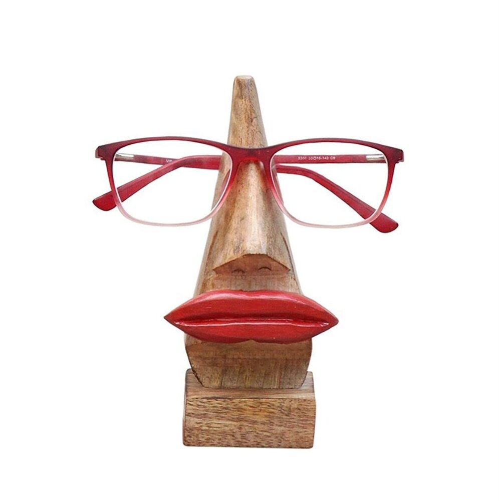 Handcrafted wooden spectacles holder