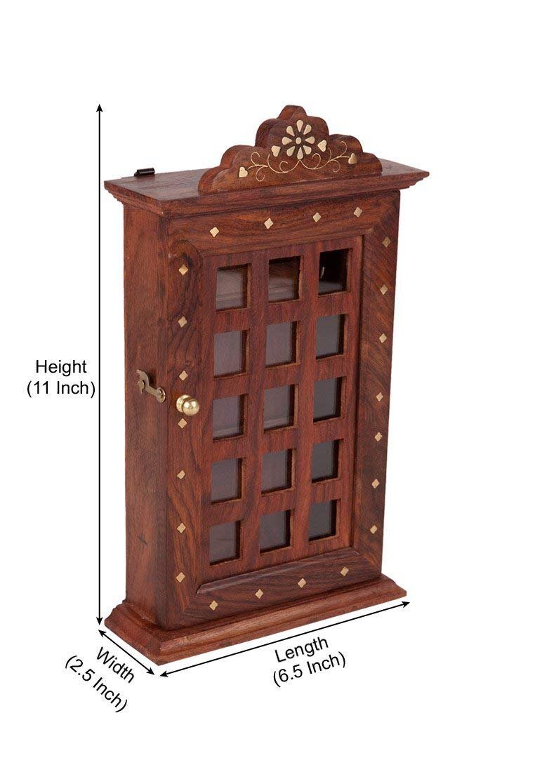 Sheesham wood key organiser holder