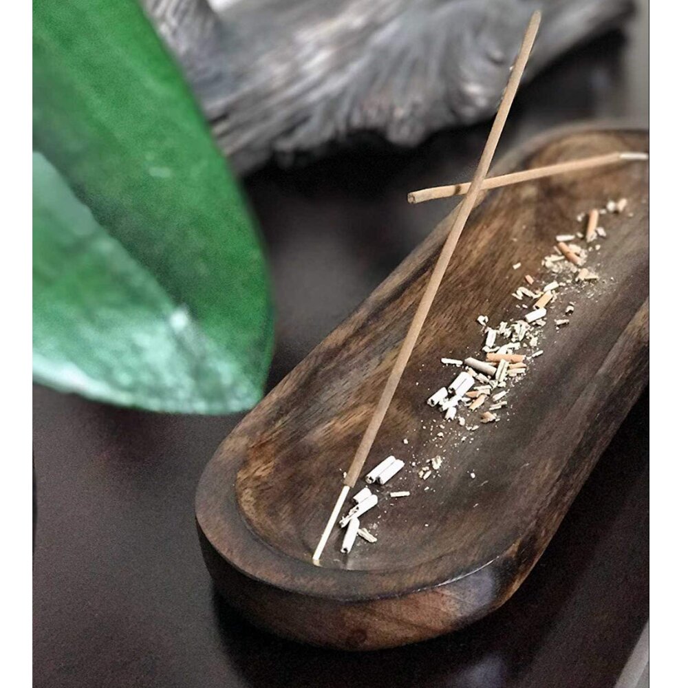 Handcrafted wooden agarbatti incense stand