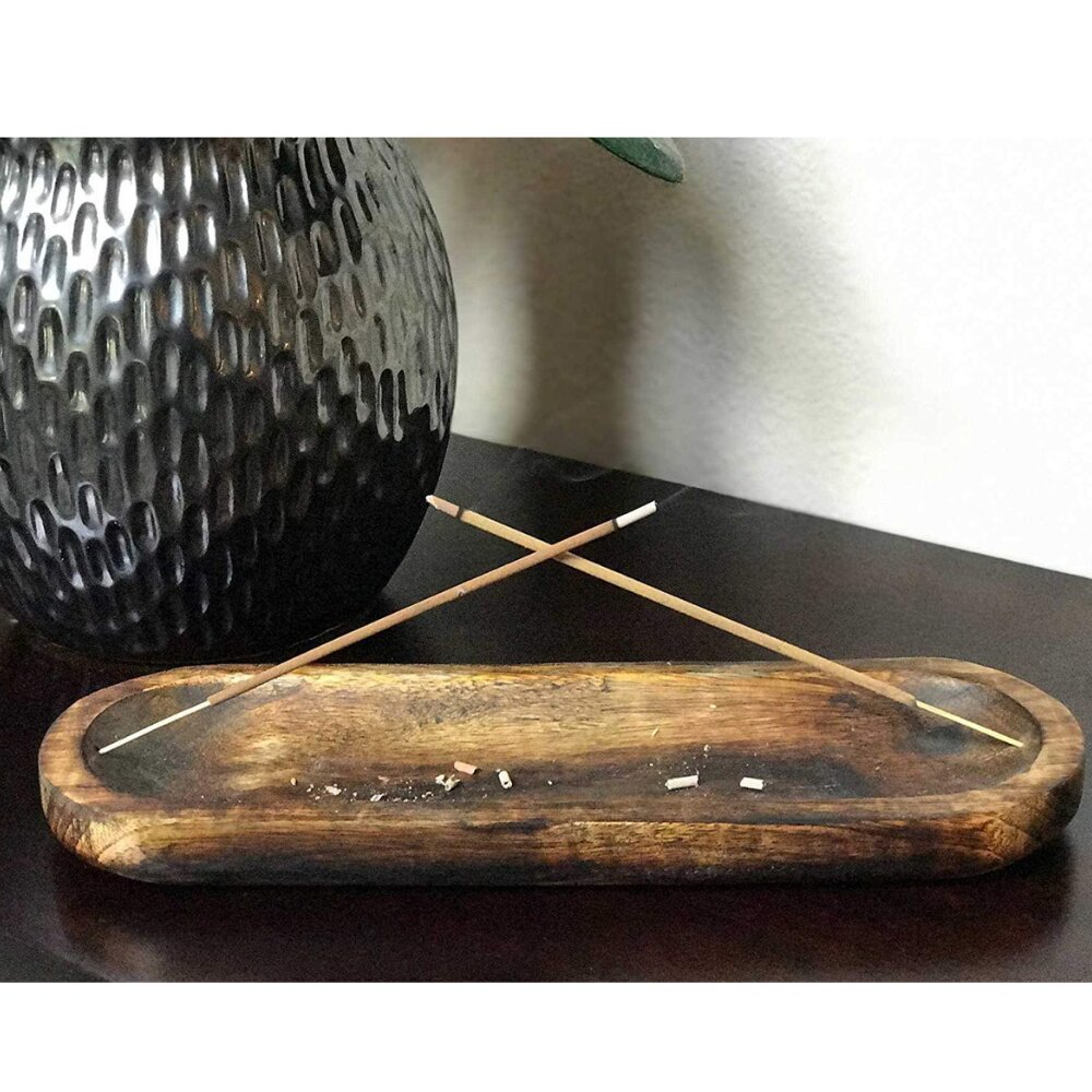 Handcrafted wooden agarbatti incense stand