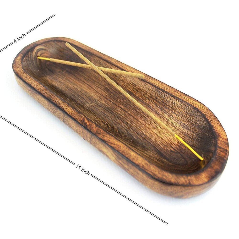 Handcrafted wooden agarbatti incense stand